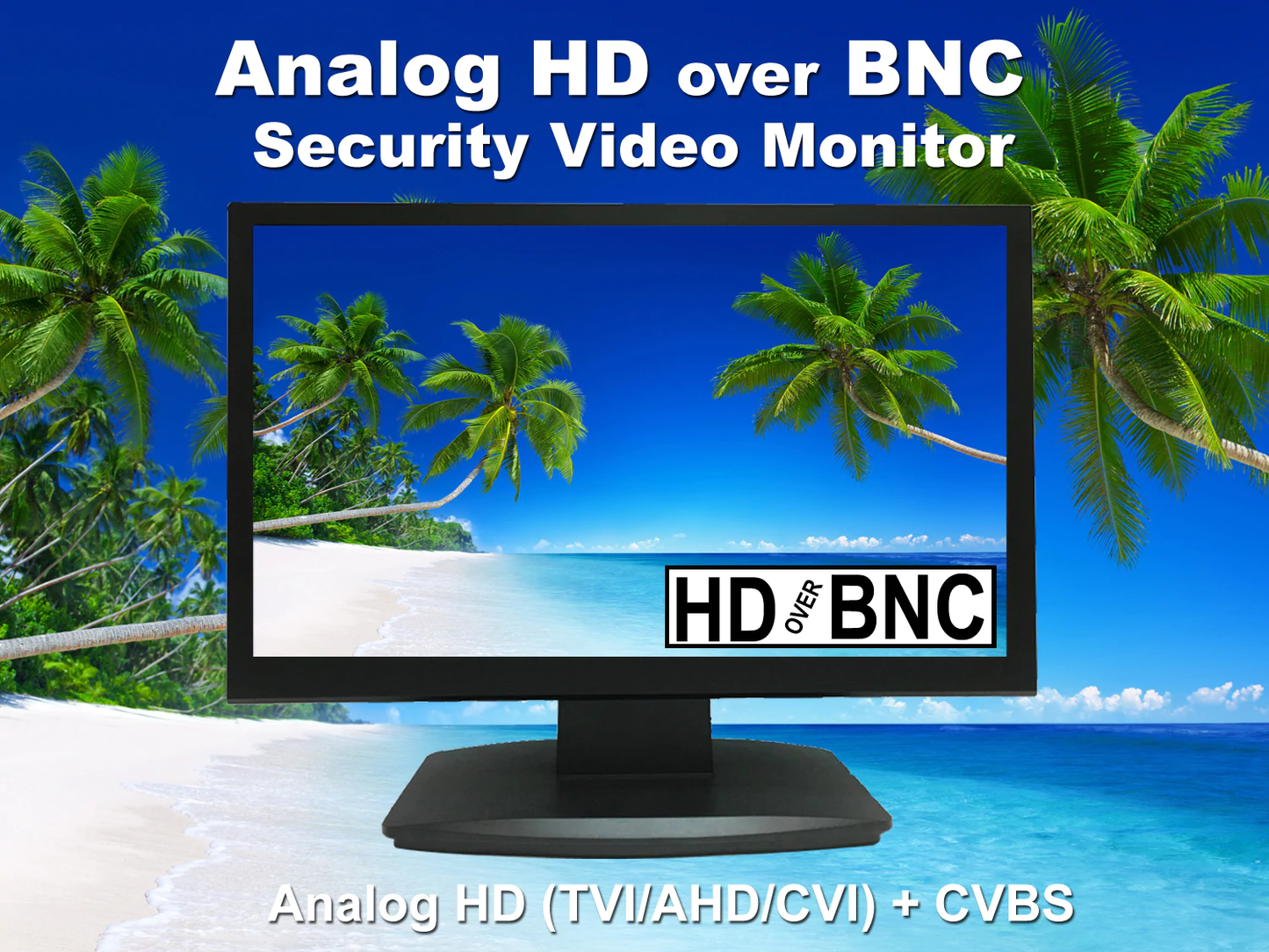 [AP-HD215] 21.5" ANALOG HD OVER BNC CONNECTOR, PERFECT MONITOR FOR APPLICATION WITHOUT DVR, PROFESSIONAL LED SECURITY MONITOR DIRECTLY WORK WITH HD-TVI, AHD, CVI & CVBS CAMERA, 1X HDMI & 2X BNC VIDEO INPUTS FOR CCTV DVR HOME OFFICE SURVEILLANCE SYSTEM