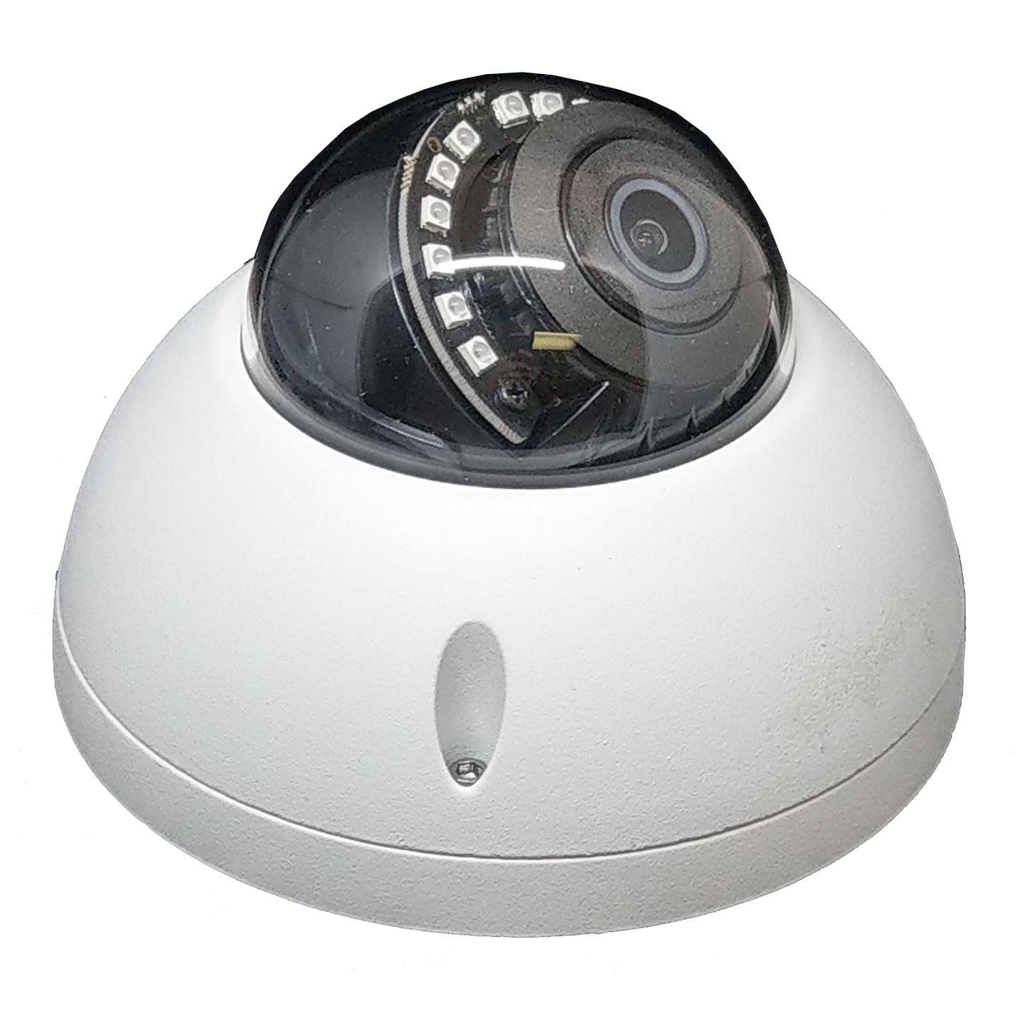 [FDT2-28M] APPRO 2.8mm Fixed Lens Dome Outdoor Surveillance Camera, 1080P Full HD, 2.4MP 4in1 (TVI/AHD/CVI/CVBS), Smart IR Tech, Analog CCTV Security Camera, Metal, White, TEL Live Local Service