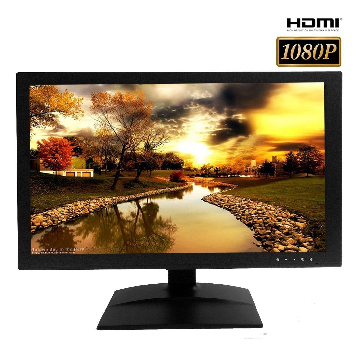 101AV 18.5" Security Monitor Full HD 1080P 1920x1080 HDMI VGA BNC inputs - 101AVInc.