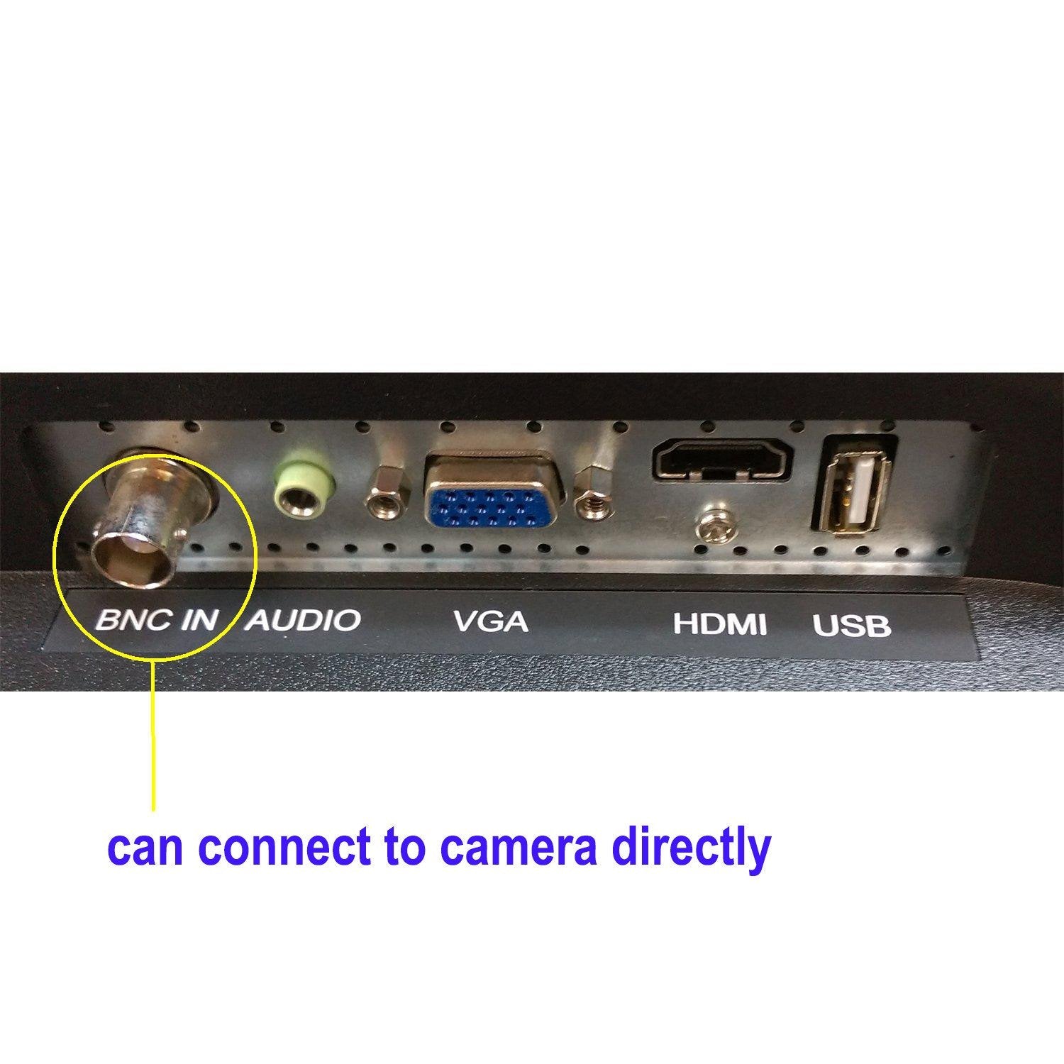 101AV 18.5" Security Monitor Full HD 1080P 1920x1080 HDMI VGA BNC inputs - 101AVInc.